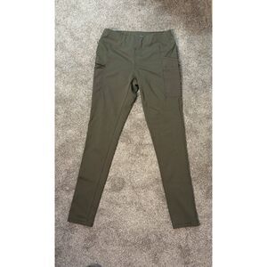 Carhartt Force Fitted Lightweight Utility Leggings - Olive Green - Size S